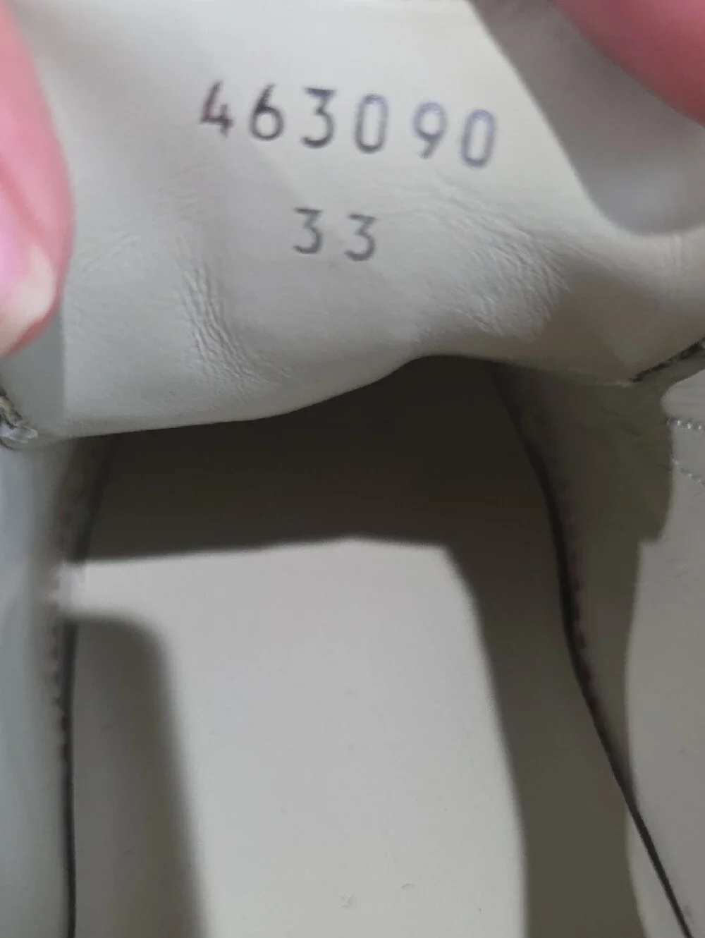 Gucci Kids Red GG Supreme Velcro Strap Sneakers Like New